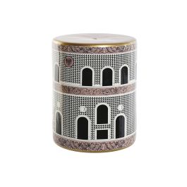 DKD Home Decor Mesita Auxiliar Jing door Multicolor Blanco Porcelana 33 x 42.5 x 33 cm