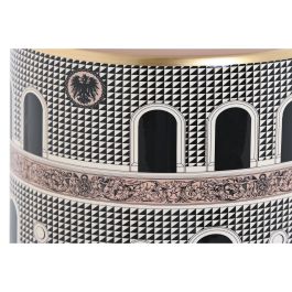 DKD Home Decor Jing door Tibor Item Home Porcelana Multicolor Blanco Dorado Melocoton 20 x 25 x 20 cm