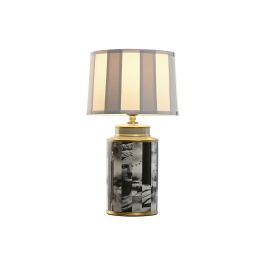 Lámpara de mesa Home ESPRIT Blanco Negro Gris Dorado Porcelana 29 x 29 x 51 cm Precio: 111.94999981. SKU: B1KNWNA9BR