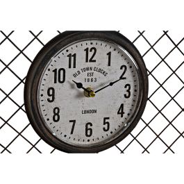 Reloj de Pared Home ESPRIT Gris oscuro Polipropileno Hierro 93 x 5 x 42 cm