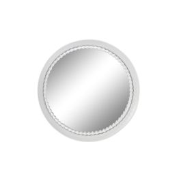Espejo de pared Home ESPRIT Blanco Metal Urbano 85,5 x 9,5 x 85,5 cm