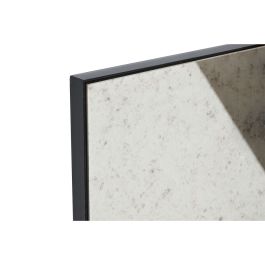 Espejo de pared Home ESPRIT Negro Metal Moderno Acabado envejecido 90 x 5 x 120 cm