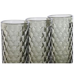 Copa Basicos DKD Home Decor Gris 7 x 20 x 7 cm Set de 6