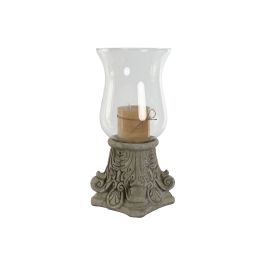 Portavelas Home ESPRIT Gris Cristal Cemento 26 x 26 x 58 cm Portavelas Home ESPRIT Gris Cristal Cemento 26 x 26 x 58 cm