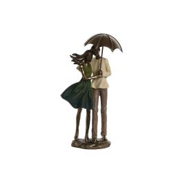 Figura Moderno DKD Home Decor Verde Dorado 8 x 25.5 x 12.5 cm