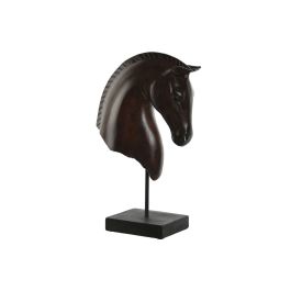 Figura Decorativa Home ESPRIT Negro Marrón oscuro Caballo 27 x 13 x 42,5 cm