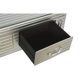 Mesa de Centro Home ESPRIT Metal Cristal 100 x 52 x 46 cm