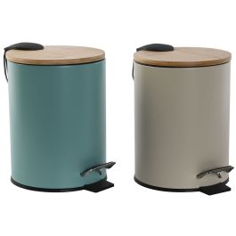 Cubo de basura Home ESPRIT Beige Turquesa Moderno 3 L (2 Unidades) Precio: 21.95000016. SKU: B1DGGSFGXW