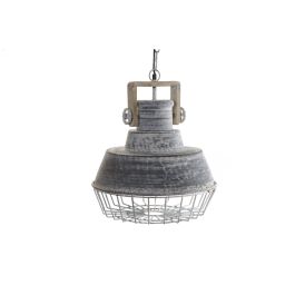 Lámpara de Techo Home ESPRIT Gris Madera Metal Hierro 25 W 39 x 39 x 45 cm