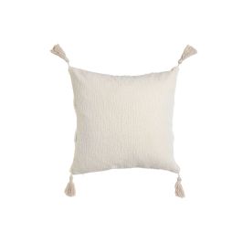 Cojin Boho DKD Home Decor Blanco 15 x 45 x 45 cm