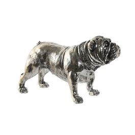 Figura Decorativa Home ESPRIT Plateado Perro Loft 28,5 x 11 x 16 cm
