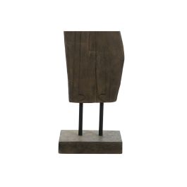 DKD Home Decor Cement statues 23 Figura Guerrero Javanés Acabado Cemento Gris Oscuro 35 x 130 x 40 cm