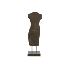 DKD Home Decor Cement statues 23 Figura Guerrero Javanés Acabado Cemento Gris Oscuro 35 x 130 x 40 cm