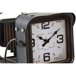 Reloj de Mesa Home ESPRIT Metal Cristal Madera MDF Vintage 17 x 26 x 32,5 cm