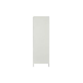 Estantería Home ESPRIT Blanco Ratán Madera de Paulonia 48 x 29 x 161 cm