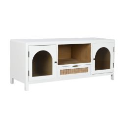 Mueble de TV Home ESPRIT Blanco Cristal Madera de Paulonia 120 x 40 x 50 cm Precio: 199.69000018. SKU: B14JCNZR5D