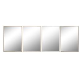 Espejo de pared Home ESPRIT Blanco Marrón Beige Gris Cristal Poliestireno 63,3 x 2,6 x 89,6 cm (4 Unidades) Precio: 92.50000001. SKU: B1JTFNL4Z2