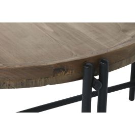 Mesa de Centro Home ESPRIT Madera Metal 90 x 90 x 45 cm