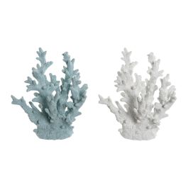 Figura Decorativa Home ESPRIT Azul Blanco Coral Mediterráneo 21,5 x 18 x 21,5 cm Precio: 38.95000043. SKU: B1FDAZFJBT