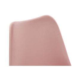 Silla Scandi DKD Home Decor Rosa Natural 55x82x48 cm Silla Scandi DKD Home Decor Rosa Natural 55x82x48 cm