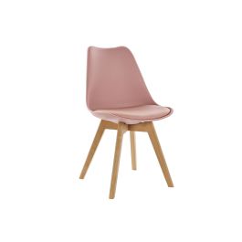 Silla Scandi DKD Home Decor Rosa Natural 55x82x48 cm Precio: 187.50000038. SKU: B135KJBCB8
