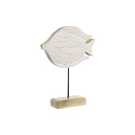 Figura Decorativa Home ESPRIT Blanco Natural Pez Mediterráneo 18 x 5 x 24 cm Precio: 10.95000027. SKU: B1BZ8B3CNM