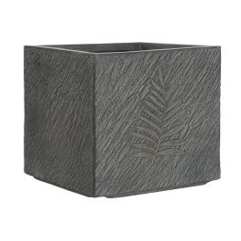 Maceta Terraza Y Jardin DKD Home Decor Gris Oscuro 44.5 x 43 x 44.5 cm Set de 3