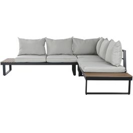 Sofa DKD Home Decor Gris 228 x 64 x 228 cm Set de 4