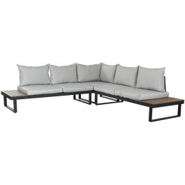 Sofa DKD Home Decor Gris 228 x 64 x 228 cm Set de 4