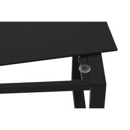 Conjunto de Mesa con 2 Sillas Home ESPRIT Negro Acero 59 x 61,5 x 74 cm
