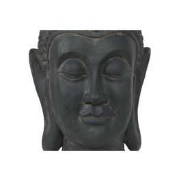 Figura Decorativa Home ESPRIT Gris oscuro Buda 56 x 55 x 112 cm