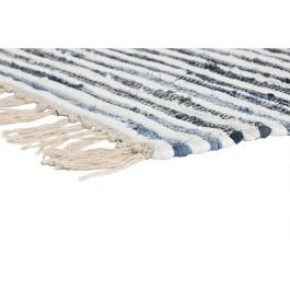 Alfombra Home ESPRIT Azul Blanco 120 x 180 x 0,5 cm