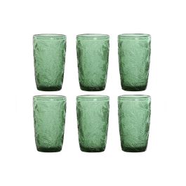 Vaso Basicos DKD Home Decor Verde 8 x 13 x 8 cm Set de 6 (2 Unidades)