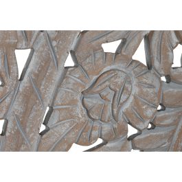 Cabecero de Cama Home ESPRIT Gris Madera MDF 180 x 3,5 x 180 cm