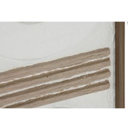 Cuadro Urban DKD Home Decor Blanco Natural 3 x 60 x 40 cm (4 Unidades)