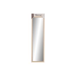 Espejo de pared Home ESPRIT Blanco Marrón Beige Gris Cristal Poliestireno 68 x 2 x 156 cm (4 Unidades)