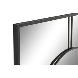 Espejo de pared Home ESPRIT Negro Cristal Hierro 90 x 2 x 180 cm