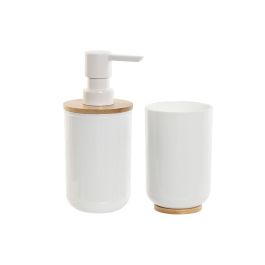 Baño DKD Home Decor Blanco Natural 7 x 16 x 7 cm Set de 2 Precio: 7.49999987. SKU: B12RX58SGX