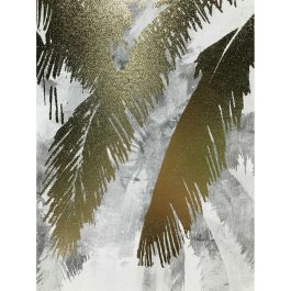 Cuadro Tropical DKD Home Decor Dorado Blanco 4 x 90 x 140 cm (2 Unidades)