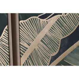 Juego de 3 cuadros Home ESPRIT Palmeras Tropical 180 x 4 x 120 cm (3 Piezas)