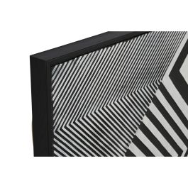 Cuadro Home ESPRIT Abstracto Moderno 100 x 4 x 100 cm (2 Unidades)