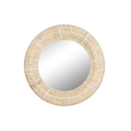 Espejo de pared Home ESPRIT Natural Metal Fibra Tropical 90 x 8 x 90 cm Precio: 118.567174. SKU: B1CLR8S39L