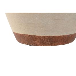 Jarron Tradicional DKD Home Decor Crema Terracota 27 x 37 x 29 cm (2 Unidades)