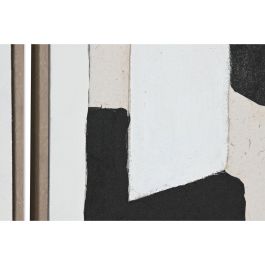 Cuadro Home ESPRIT Abstracto Urbano 82,3 x 4,5 x 82,3 cm (2 Unidades)