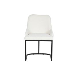 Silla Moderno DKD Home Decor Blanco Negro 61 x 82.5 x 54 cm