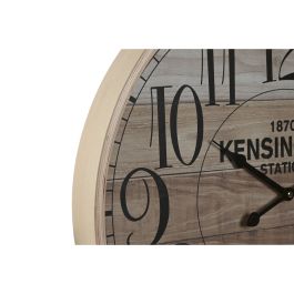 Reloj de Pared Home ESPRIT Kensington Blanco Cristal Madera MDF 53 x 6 x 53 cm (2 Unidades)