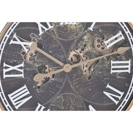 Reloj Pared Loft DKD Home Decor Dorado Marron 8.5 x 59 x 59 cm