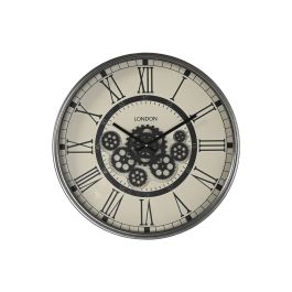 Reloj de Pared Home ESPRIT Blanco Negro Gris oscuro Hierro Madera MDF 54 x 8 x 55 cm Precio: 86.94999984. SKU: B19XSFYN5P