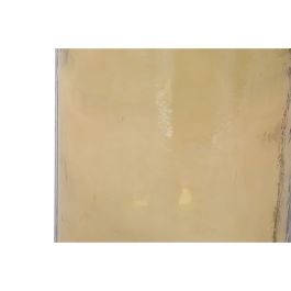 Jarrón Home ESPRIT Amarillo Cuerda Cristal Templado 25 x 25 x 75 cm