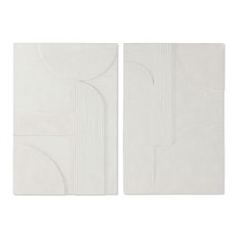 Decoración de Pared Home ESPRIT Blanco Moderno 80 x 5 x 120 cm (2 Unidades) Precio: 184.9500004. SKU: B14SD79Z6J